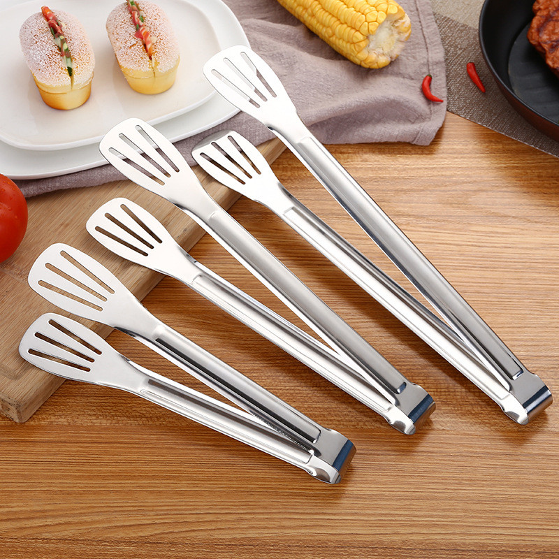 New BBQ Tools Stainless Steel Grilled Food Clip Barbecue BBQ Accessories Tongs for Outdoor Picnic Gadget Kitchen Tools