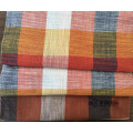 Colorful Plaid Cotton Blend Bamboo Fiber Shirt Fabric