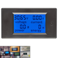100A AC 80~260V Power Meter Accurate Voltmeter Ammeter KWh Watt Energy Meter Voltage Current Power Monitor Tester Electric Meter
