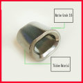 HQ MG01 MARINE GRADE Stainless Steel 316 Wire Rope OVAL Ferrule Sleeve Wire Rope Clip Clamp (For 0.8-28MM Wire Rope Cable)