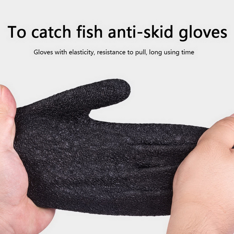 Fishing Gloves Waterproof Magnet Release Professional Anti-Slip Latex Hunting Gloves Outdoor Sports Fishing Gloves Camping
