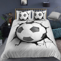 Dropshipping 3D Football Bedding Set Printing Pillowcase Quilt Cover Soccert Duvet Covers Sets Home Textiles Queen King Size