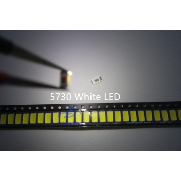 100pcs 5630/5730-CW/WW 0.5W-150Ma 50-55lm 6500K White Light SMD 5730 5630 LED 5730 diodes (3.2~3.4V)