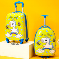 kids travel suitcase 16''18inch carry ons luggage trolley case for girls boys gift cabin rolling luggage spinner cute Cartoon