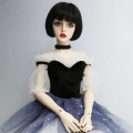 MODIKERBJD Wedding Dress Dream Star Feather Clothes Set for 1/4 1/3 BJD Dolls Girl Costume - No Doll