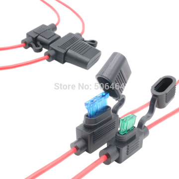 waterproof Mini Standard medium Blade Fuse Apapter Automotive Fuses tap Holder for Automotive Car Truck Motorcycle SUV 16AWG