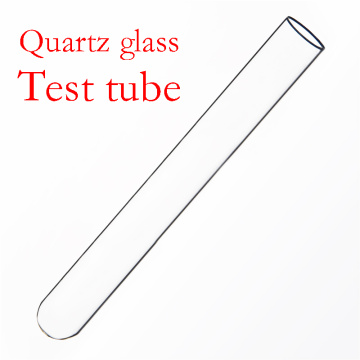 Quartz glass test tube,O.D. 30mm,L. 200mm,High temperature resistant glass test tube