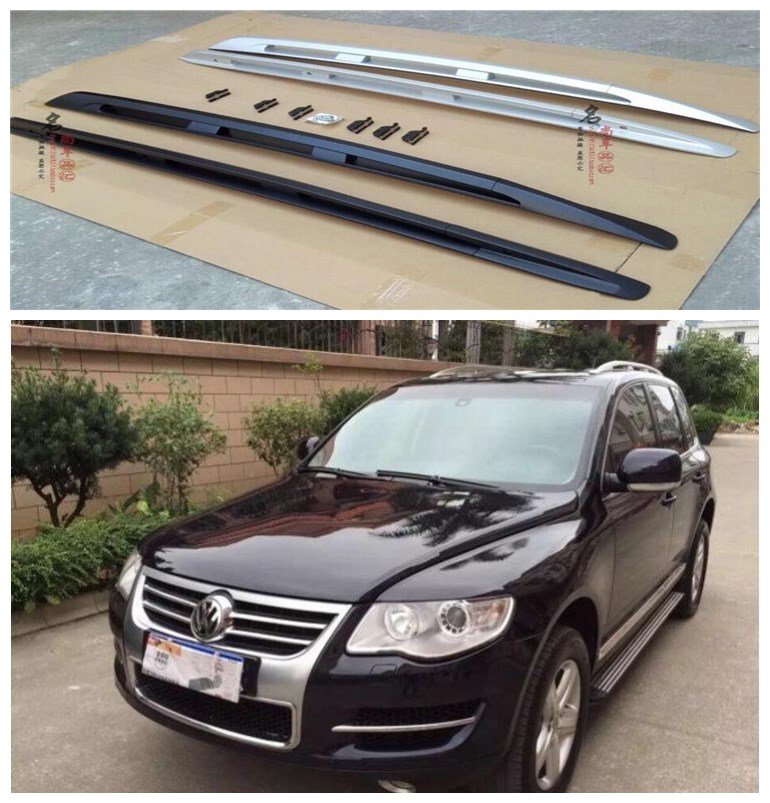 High Quality Stainless steel Roof Racks Luggage Rack Fits For Volkswagen Touareg 2004 2005 2006 2007 2008 2009 2010