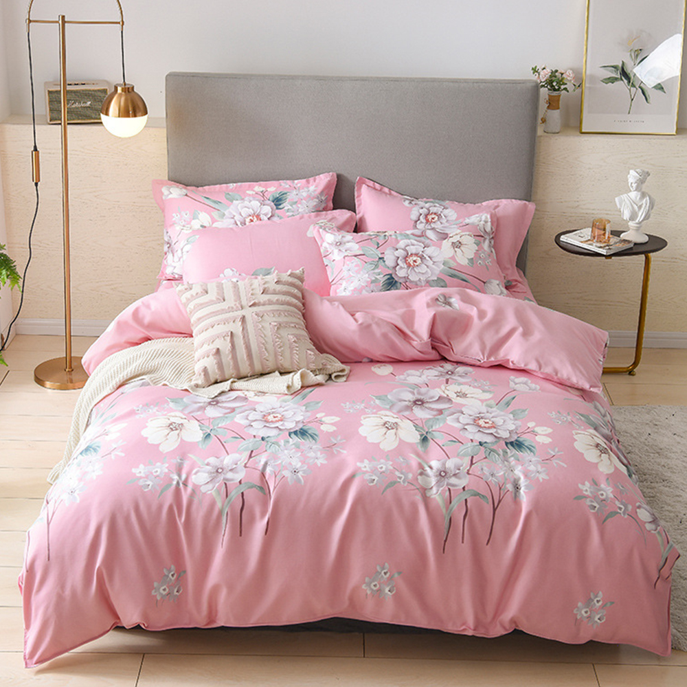 Zeroomade Cotton Bedding Set With Pillowcase Duvet Cover Sets Cute Bed Sheet Single Double Queen Size Quilt Covers Bedclothes