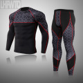 Plaid Thermal Underwear Sets For Men Winter Thermo Underwear Long Johns Winter Clothes Men Thick Thermal Clothing Solid Drop