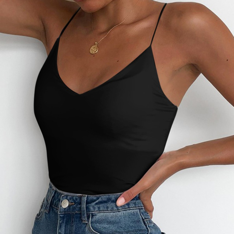 Satin Women Thin Wild Solid Camis Vest Women Tank Tops Female 2021 Summer Sexy Strap Basic Tops Slim Sleeveless Camisole