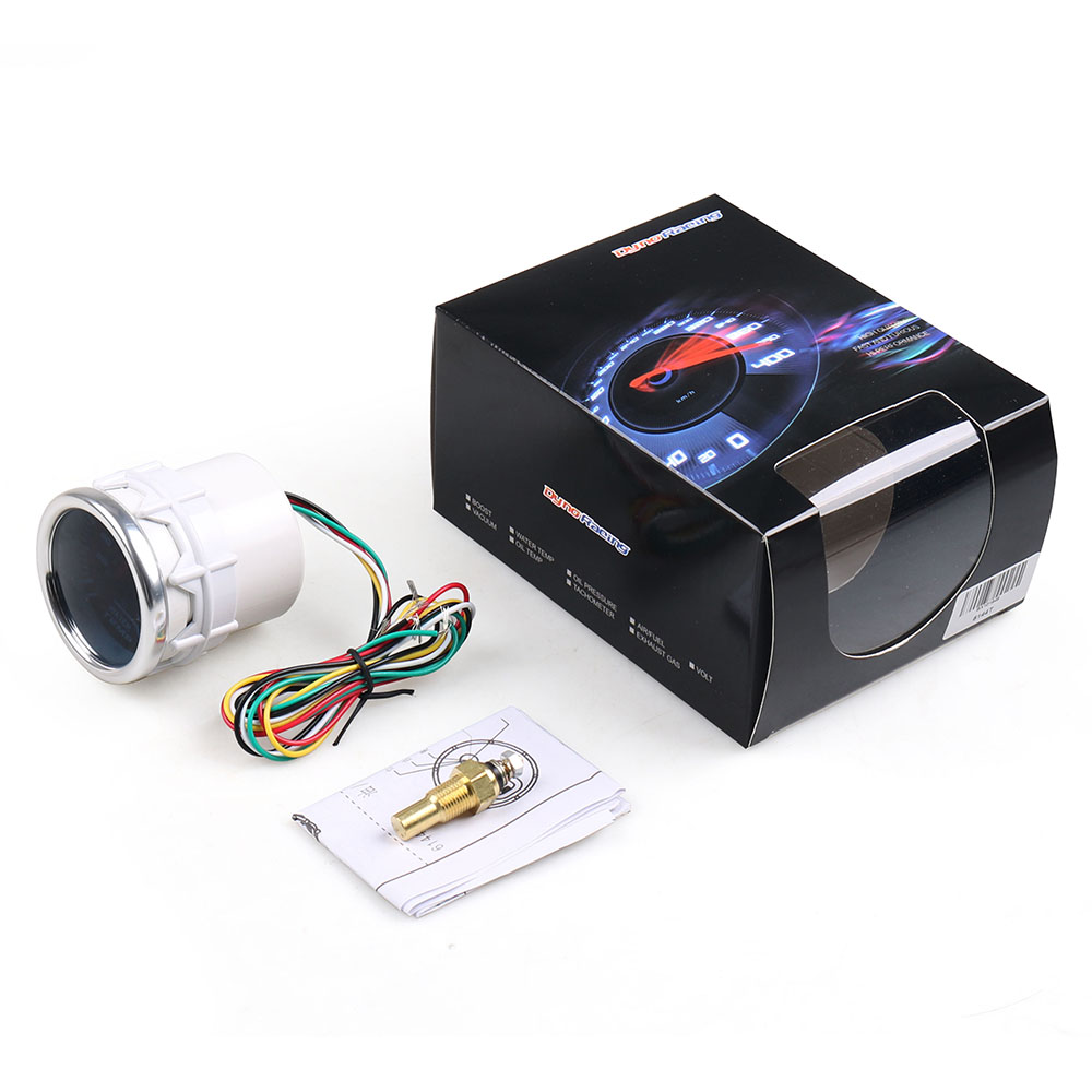 Dynoracing Car 2"52mm Smoke Lens Water Temperature Gauge 40~140 Celsius Water Temp meter Car Meter Car gauge TT101946
