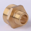 Brass Water pipe fittings 1/8 1/4 3/8 1/2 3/4 thread reducer Connection Adapte Copper Pneumatic Components Plumbing Accessories