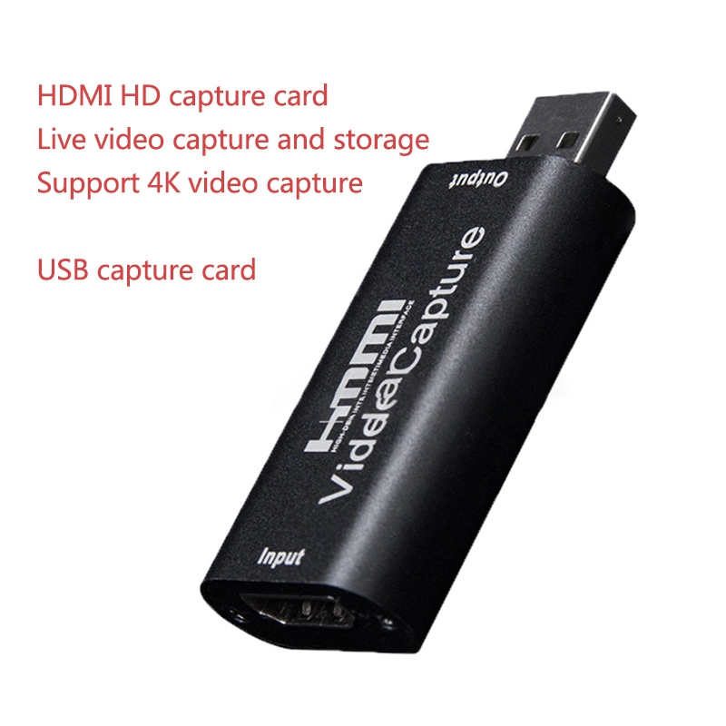 HDMI HD Video Capture Card USB Capture Card Game Live Online Teaching Video Capture Storage 4K