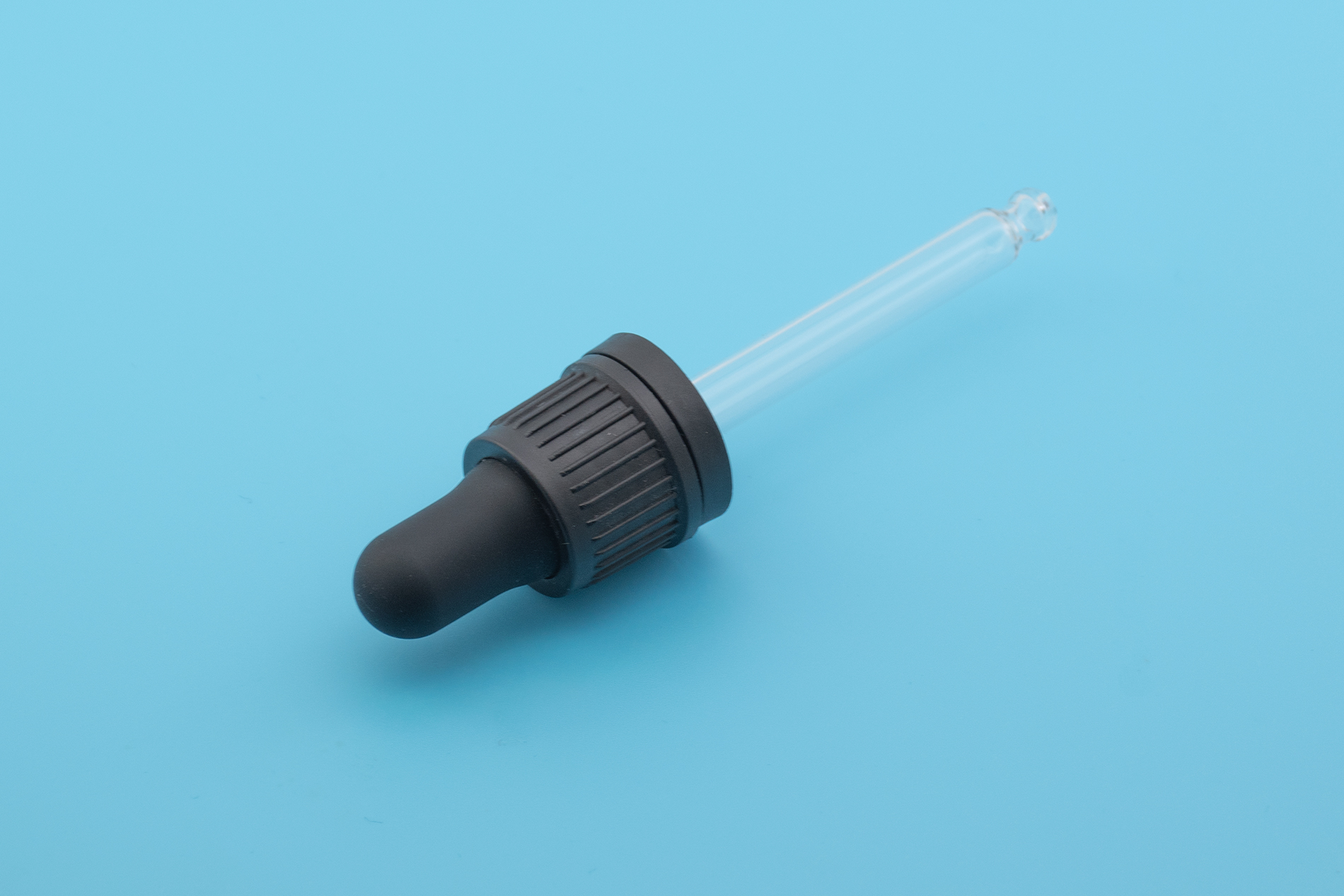 18/415 Black Tamper Evident/Child Resistant Dropper