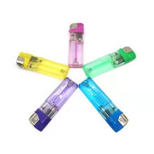 Disposable Electronic Lighter with LED Lamp