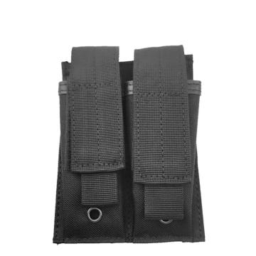 Tactical Hunting Molle Belt Double 9mm 45 Pistol Magazine Pouch Mag Bag