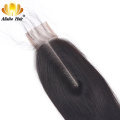 AliAfee Brazilian Natural Color Straight 2X6 Lace Closure 100% Human Hair Lace Closure Middle Part 8-20 Inches Remy Hair