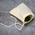 10pcs Cotton Teabags Strainer Tea Bags With String For Spice Food Separate Filter Bag 8 x 10cm