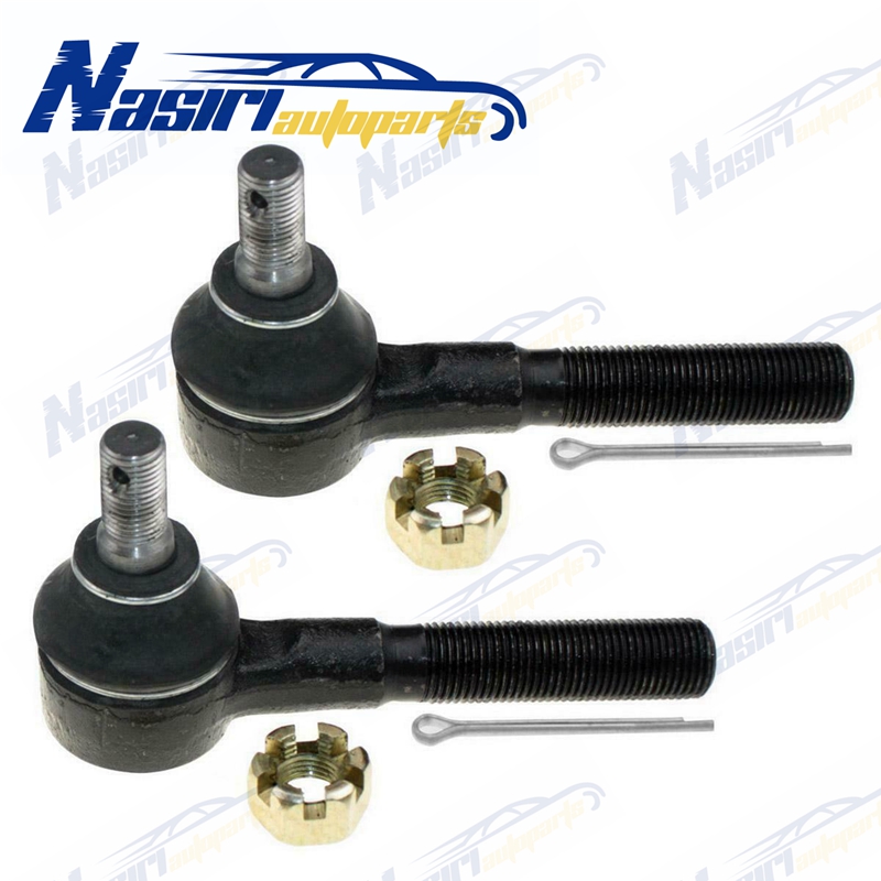 Pair of Front Outer Steering Tie Rod Ends For Mitsubishi Montero Sport 1992-2004 MB831043 MR296275 ES3386RL