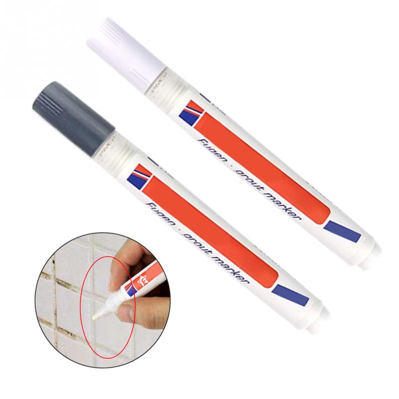 Home Tile Grout Pen Water Resistant Kitchen Instant Tile Repair Anti Mould Professional White Grout Marker