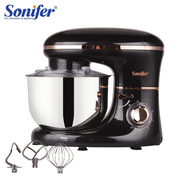 Commercial Stainless Steel Chef Machine Dough Mixer Household Food Mixer 5.5L Egg Cream Salad Beater Cake Mixers 220V Sonifer