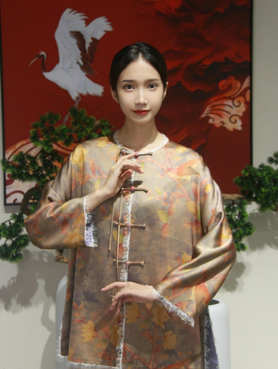 silk blouses for female