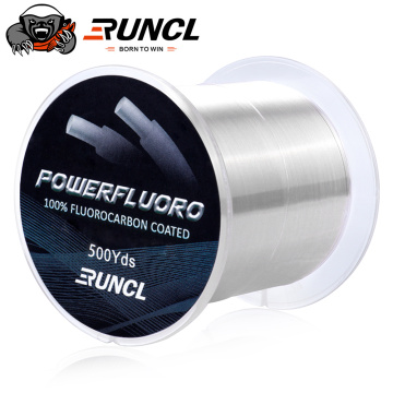 RUNCL 274M 457M 914M 100% Fluorocarbon Fishing Line Invisible Japanese Fiber Coating Leader Line Sinking Carp Fishing 5LB-32LB