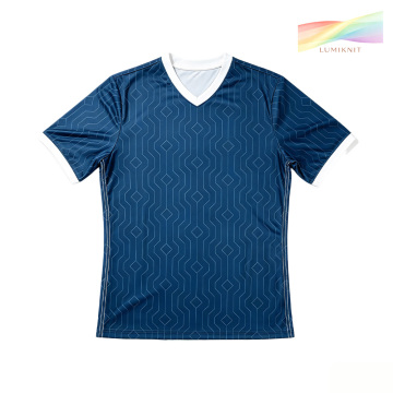 Geometric Quick Dry Soccer Jersey