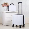 18 inch ABS Cabin luggage kid's Rolling Luggage set Women travel trolley suitcase with wheels Carry on girls suitcase set