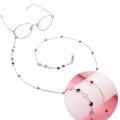 Teamer Chic Beaded Sunglasses Chain Lanyard Women Reading Glasses Necklace Lanyard Glasses Chain Eyeglasses Straps Accessories