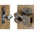 Furniture Door stoppers antique copper color Cupboard Cabinet Door roller Latch Twin Double Catches with striker and free Screws