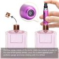 Oauee 5/8ml Refillable Mini Perfume Bottle Portable Aluminum Atomizer Refill Perfume Spray Bottle Cosmetic Container For Travel