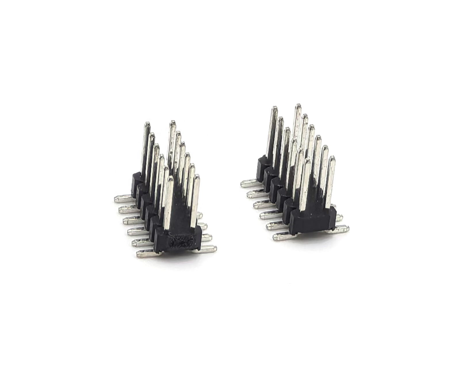 2.2mm Pitch Pin Header Connector Dual Row SMT PA6T H2.5mm 2*6P