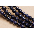 WarBLade 7A Natural Blue Sand Stone Beads Blue Sandstone Round Loose Beads 4mm 6mm 8mm 10mm 12mm For DIY Bracelet Jewelry Making