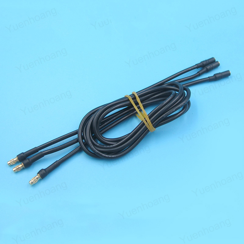 1pc RC Boat 3.55mm Banana Head Plug Motor Extent Cord Connector DIY Drone ESC/Submerge Thruster Silicon Cable/Wire 16AWG Connect