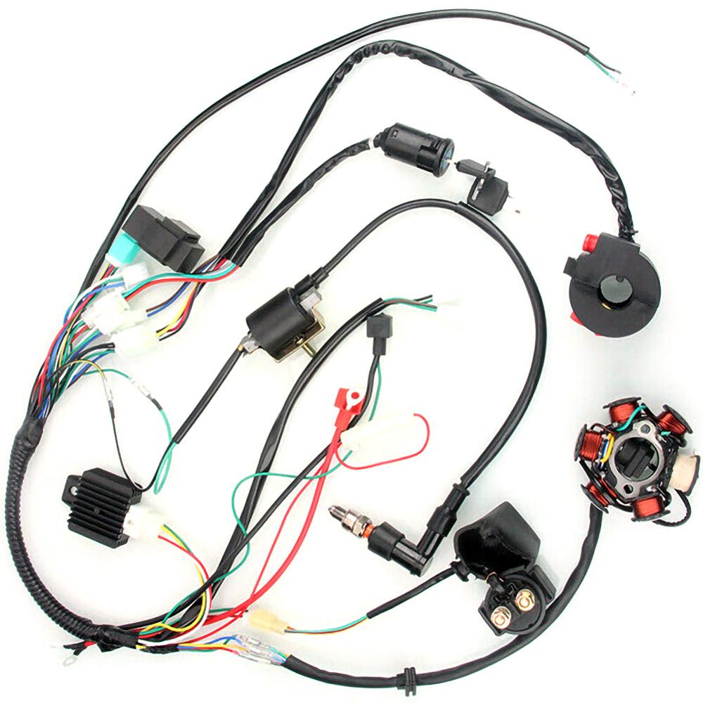 Electrics Wiring Harness CDI Wire Harness Stator Assembly Wiring 6 Coil Suitable For Motorcycle ATV 50cc 70cc 90cc 110cc 125cc