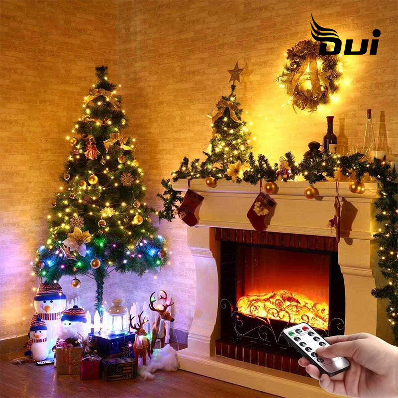 Outdoor String Light 10m 20m Waterproof USB Remote Control LED fairy light String Garden Light for Party Christmas decoration