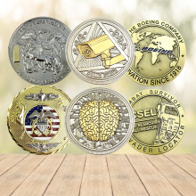 Promotion Custom Embossed Metal Challenge Coins