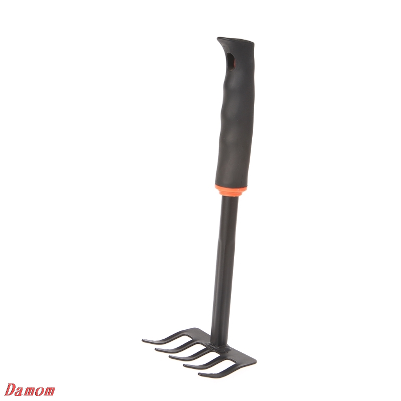 1Pc Portable Digging Tool Mini Steel Rake For Home Garden Transplanting Tool