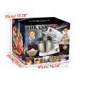 5L SOKANY Stainless Steel Bowl 6-speed Stand Mixer Kitchen Food Cream Egg Whisk Blender Dough Bread Mixer Maker Machine 7PCS/set