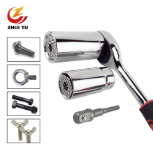 ZHUI TU Universal Torque Wrench Head Set Socket Sleeve 7-19/11-32/5-14mm Power Drill Ratchet Bushing Spanner Multi Hand Tools