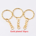 Gold plated 50pcs