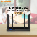 2.4+5.8G 802.11ac Gigabits Wireless Wifi Router 1750Mbps Dual-Band 500mW wireless indoor AP openwrt poe router + 6*6dBi antennas