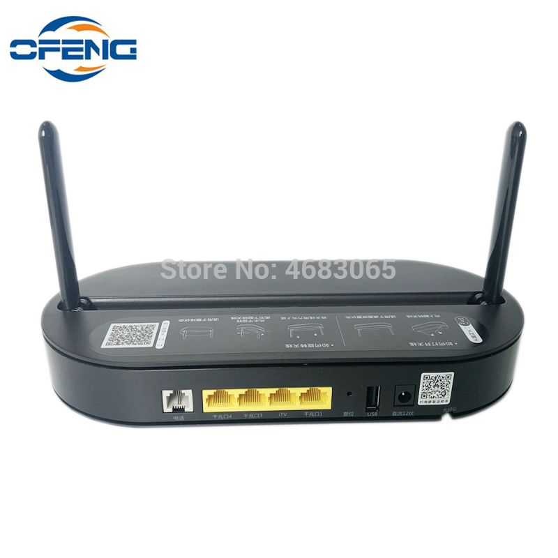 Original Huawei HS8145V 4GE + 1TEL + Dual Band WIFI 2.4G 5G GPON ONU fiber optic equipment work router English version