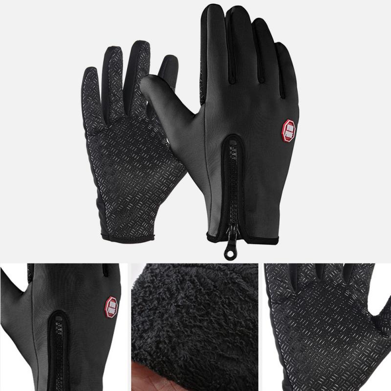 Winter Outdoor Sports Windstopper Gloves Waterproof Thermal Cycling Gloves Bicycle Bike Hiking Skiing Gloves For Men Women