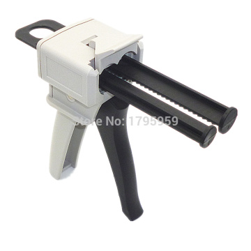 50ML AB Epoxy Glue Gun Applicator Glue Adhensive Gun Mixed 1:1 and 2:1 Two Component AB Glue Dispensing Gun Hand Tools