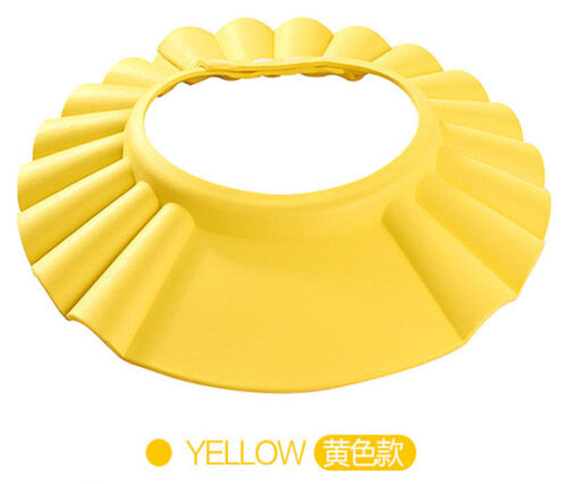 Soft & Adjustable Baby Boy Girl Shampoo Cap Children Bath Wash Hair Shield Hat Bathing Banho Bebe Visor for Bathing