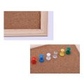 NoEnName_Null High Quality 40x60cm Cork Board Drawing Board Pine Wood Frame White Boards Home Office Decorative