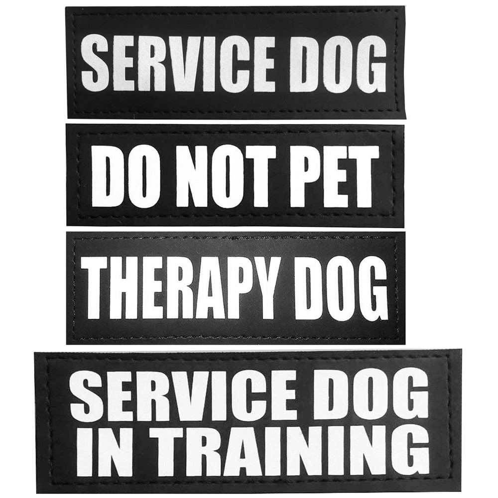 Pet Service Dog In Training SECURITY PATCH Therapy Dog DO NOT PET Customized Patches for DOG PET Harness Vest